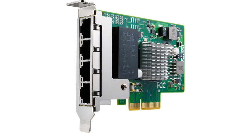 Quad Port Copper Gigabit Ethernet PCI
Express Server Adapter